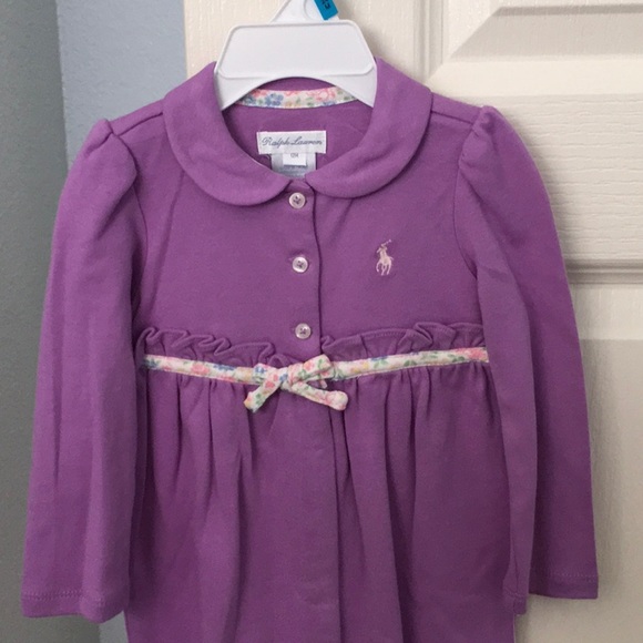 NWT Ralph Lauren bodysuit- 12 months - Picture 2 of 3